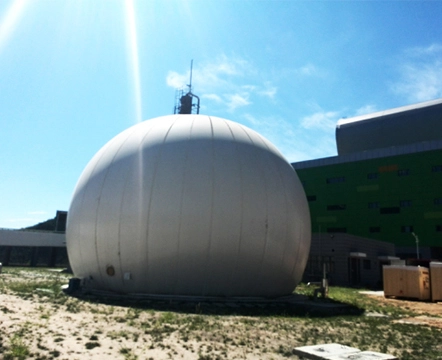 Supporto per Biogas montato a terra