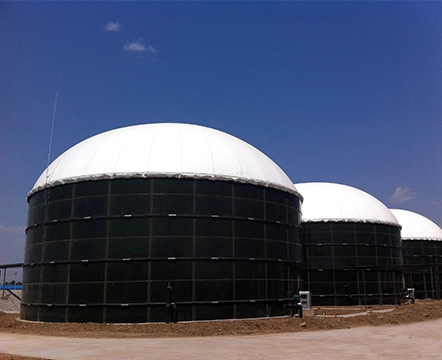 Supporto per Biogas a doppia membrana